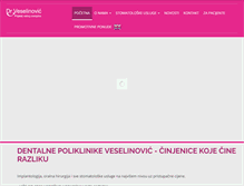 Tablet Screenshot of drveselinovic.com